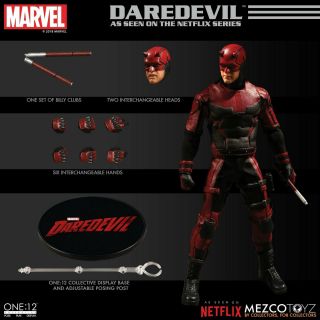 Mezco One:12 Collective Marvel Comics Netflix Daredevil 1/12th Scale Figure