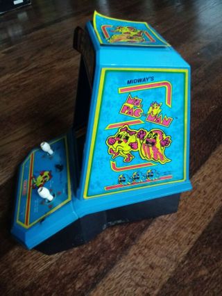 MS.  PACMAN Vintage Tabletop Electronic Game Coleco 1981 Mini Arcade 7