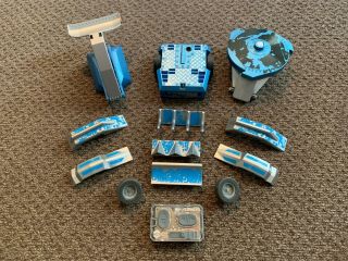 Hexbug Battlebots Rivals Build Your Own Bot Robot Rc Remote Blue 100 Complete