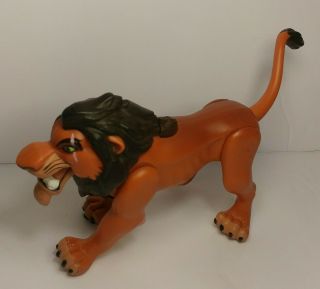Vintage 1994 Mattel Disneys The Lion King Fighting Action Scar Toy
