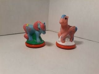 Vintage My Little Pony 1984 Firefly & Bow Tie Pegasus Figural Stamper - Stampos