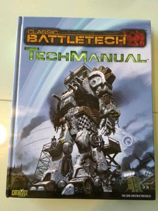 Classic Battletech,  Techmanual 35002,  Catalyst Game Labs - Hardcover Bt Mwo