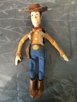1995 Disney Pixar Toy Story Pals By Burger King Woody Plush Doll Puppet 11”