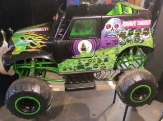 Grave Digger Power Wheels Ride On Toy Vehicle Dashboard Assembly