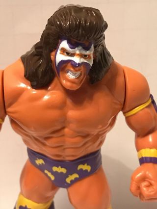 WWF Hasbro Ultimate Warrior Purple Trunks Loose Wrestling Action Figure WWE 2