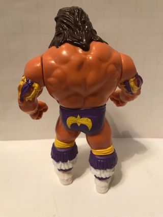 WWF Hasbro Ultimate Warrior Purple Trunks Loose Wrestling Action Figure WWE 4