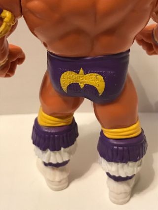 WWF Hasbro Ultimate Warrior Purple Trunks Loose Wrestling Action Figure WWE 5