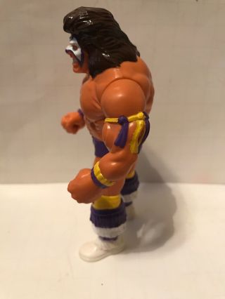 WWF Hasbro Ultimate Warrior Purple Trunks Loose Wrestling Action Figure WWE 6