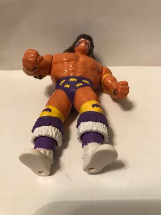 WWF Hasbro Ultimate Warrior Purple Trunks Loose Wrestling Action Figure WWE 7