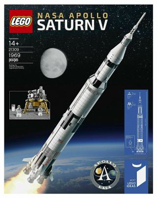 Bnib Lego Ideas 21309 Nasa Apollo Saturn V Rocket Ships Priority