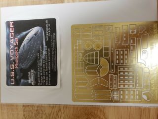 Photo Etch And Decals For Voyager Model Kit