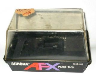 Aurora Afx Peace Tank Ho Slot Car Case