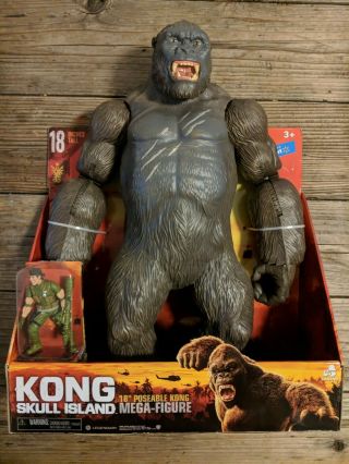 King Kong Skull Island 18 " Mega Figure Walmart Exclusive Nib