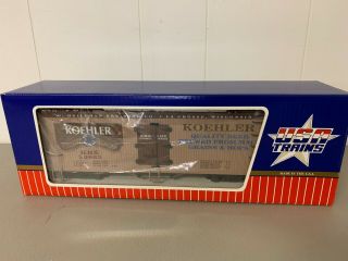 Wow Usa Trains R - 16086 Koehler Brewing 20863 G Scale Reefer C8