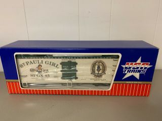 Wow Usa Trains R - 16191 St.  Pauli Girl Beer G Scale Reefer C8