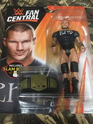 Wwe Wrestling Fan Central Randy Orton Action Figure [includes Slam Band]