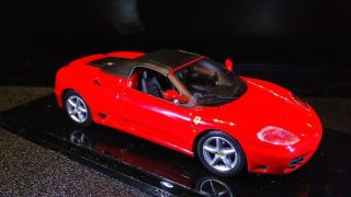 1/43 Ferrari 360 Spider Red Open - Close Edition Kyosho 05032r