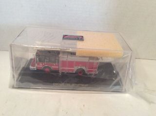 Code 3 Chicago Fire Department Squad 5A Snorkel Fire Truck 1:64 3