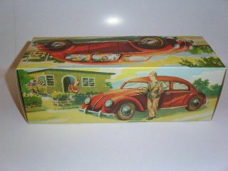 Distler Vw Beetle Vw Bug Tin Toy Car Box