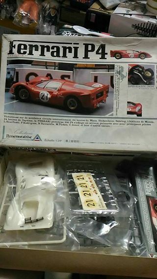 Ferrari 330p4 P4 Union 1/24 Modelkit Box Old