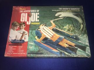Vintage 1969 Hasbro Adventures Of Gi Joe The Shark Surprise Box Rare