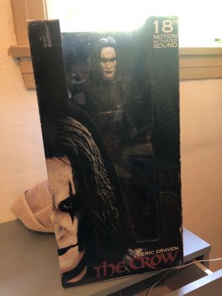18” Motion Activated Sound Eric Draven The Crow Made By Neca