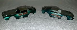 Tyco Slot Cars Ho Scale Trick Mustang & Trick Camaro ' Shells Only ' 2