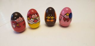 4 Hasbro Playskool Weebles Wobble But They Don 