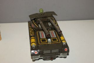 Vintage Tin Toy Tank M - 57 1950s Yonezawa Battery Operated W/ BOX RARE B6 5