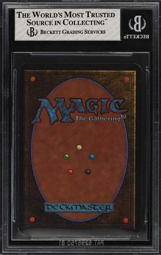 1993 Magic The Gathering MTG Alpha Thoughtlace R B BGS 8 NM - MT (PWCC) 2
