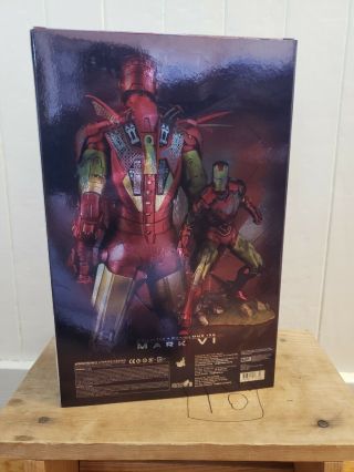 Hot Toys Marvel 1/6 Scale Iron Man 2 Mark 6 Mk Vi Mms132 Figure Sideshow