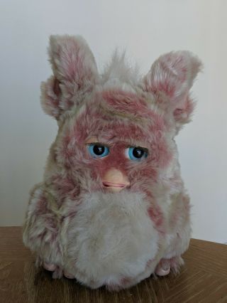 Hasbro 2005 Furby Rare Pink/white With Blue Eyes 59294 Great Very Rare