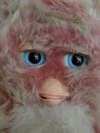 Hasbro 2005 Furby RARE Pink/white With Blue Eyes 59294 Great Very Rare 4