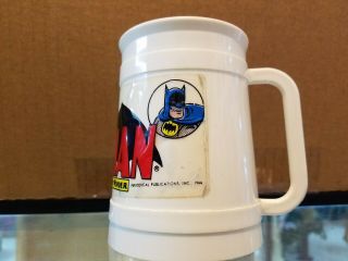 Vintage Batman Cup Mug National Periodical 1966 Robin The Boy Wonder Rare