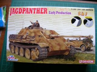 Dragon 1/35 Jagdpanther Sd.  Kfz.  173 Ausf.  G Early Production With Zimmerit