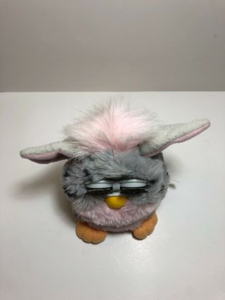 Vintage 1998 Tiger electronics pink and gray Furby 2