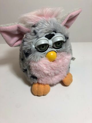 Vintage 1998 Tiger electronics pink and gray Furby 3
