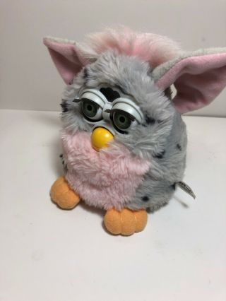 Vintage 1998 Tiger electronics pink and gray Furby 4
