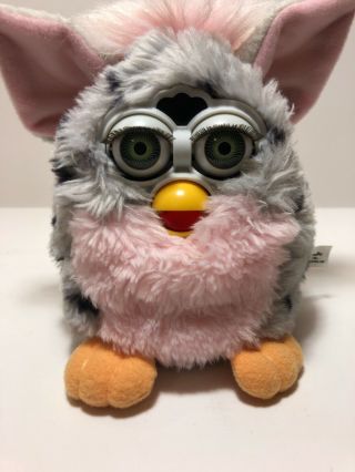 Vintage 1998 Tiger electronics pink and gray Furby 6