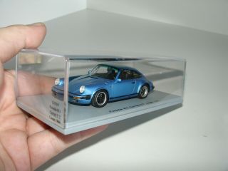 1/43 Porsche 911 Carrera 3.  2 Coupe 1984 Blue Metallic By Spark S2034