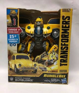 Has To Transformers Power Charge Bumblebee Open Box And