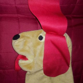 Baby Einstein DOG Hand Puppet Tan Brown Red 11in Soft Material Double Layers 2