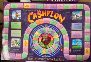 Cashflow 101 Board Game Rich Dad Poor Dad Kiyosaki Board Games,  Cnd. 5