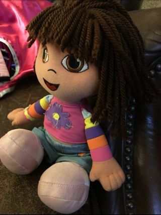2003 Fisher Price Soft & Stylish Dora The Explorer Doll Plush Toy