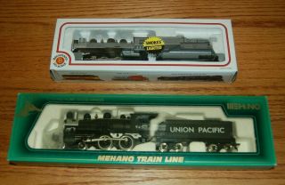 Two Ho Union Pacific Steam Locomotives With Tenders
