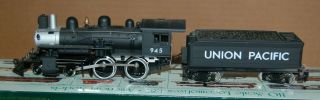 Two HO Union Pacific Steam Locomotives with Tenders 8
