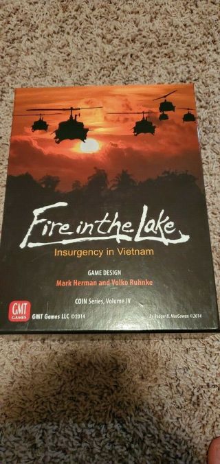 Gmt Wargame Fire In The Lake - Insurgency In Vietnam (1st Edition) - Coin