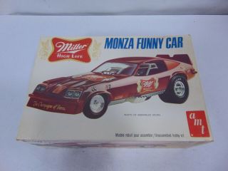 Amt Monza Funny Car Dragster " Miller High Life " Scale Model Kit 1:25 2805