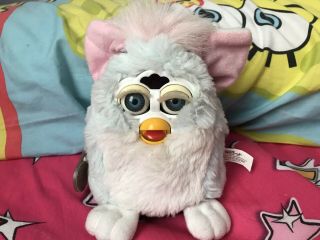 Furby Baby Blue And Pink Guc 1999