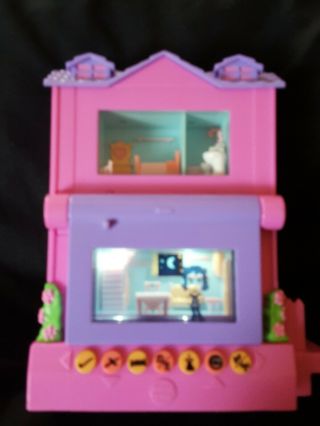 Mattel Pixel Chix 2 Story Pink House Purple Roof 2006 Work Interactive